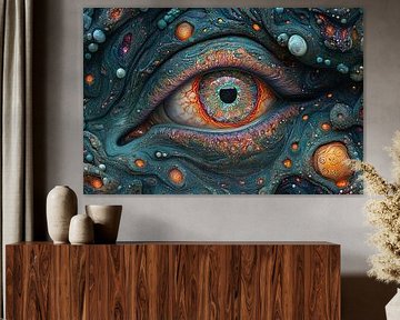 image spirituelle femme oeil