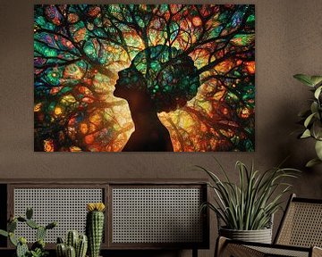 levensboom tree of life spiritueel van Egon Zitter