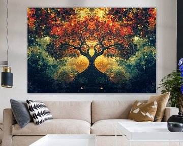 levensboom tree of life spiritueel van Egon Zitter