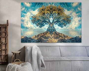 levensboom tree of life spiritueel van Egon Zitter
