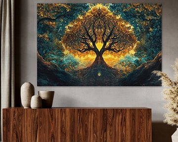 levensboom tree of life spiritueel van Egon Zitter