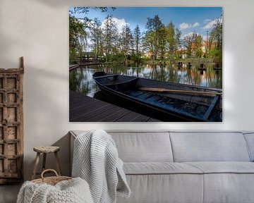 Bateau dans la réserve naturelle de Spreewald