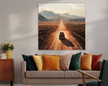 Avontuur op de weg van Poster Art Shop