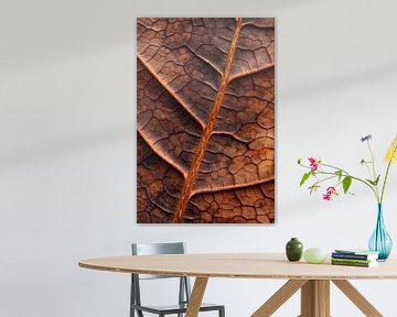 Detail bladstructuur van Poster Art Shop