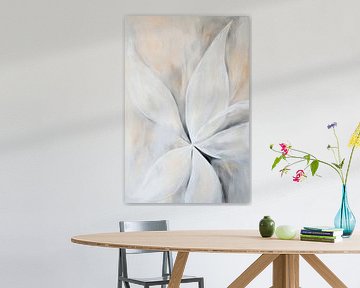 Blütenblätter Weiß von Poster Art Shop