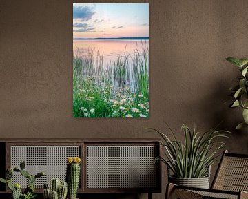 Blossoms by the water by Poster Art Shop