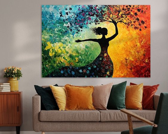 Example of the artwork in a room