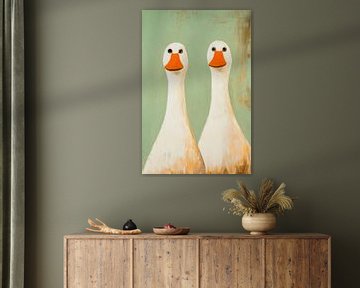 Ontspannen eenden van Poster Art Shop