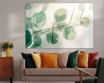 Eucalyptustak lichtspel van Poster Art Shop