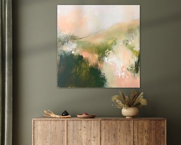 Pluizig landschap van Poster Art Shop