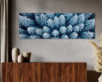 Frosty spruce branches by Poster Art Shop