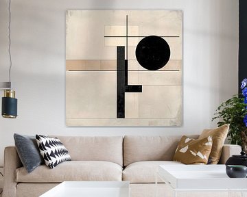 Geometrische compositie van Poster Art Shop