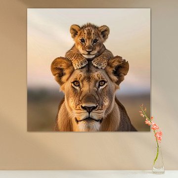 Löwenfamilie