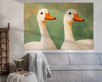 Ontspannen eenden van Poster Art Shop