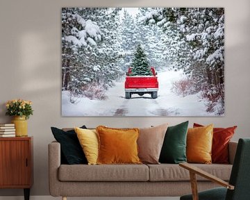 Kerstboom avontuur van Poster Art Shop