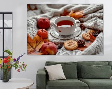 Herfst theegenot van Poster Art Shop