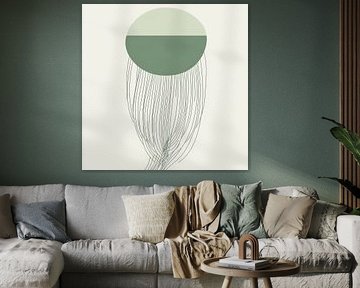 Circle and lines by Poster Art Shop