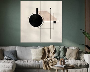 Geometrische compositie van Poster Art Shop
