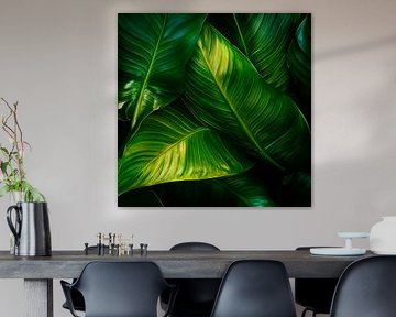 Green leaves by Poster Art Shop