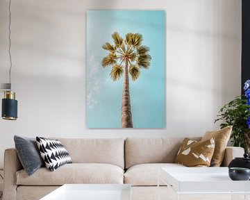 Palm tree in the sky by Poster Art Shop