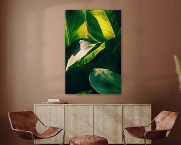 Green leaves by Poster Art Shop