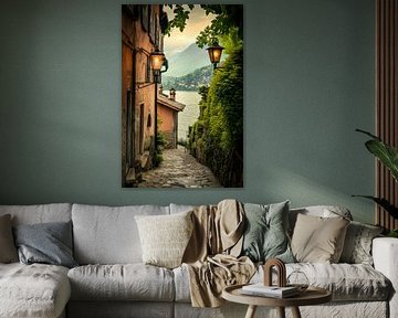 Idylle au bord du lac sur Poster Art Shop