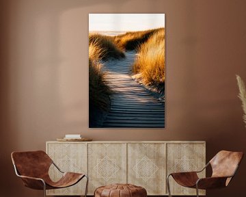 Pad door duinen van Poster Art Shop