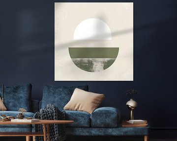 Paysage géométrique sur Poster Art Shop