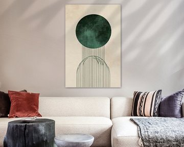 Geometric landscape by Poster Art Shop