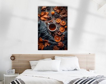 Herfst theegenot van Poster Art Shop