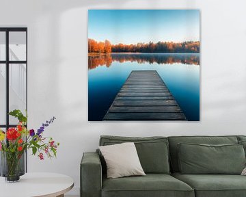 Lac d'automne sur Poster Art Shop