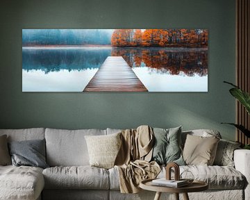 Autumnal pier by Poster Art Shop