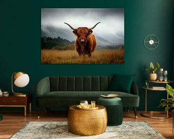 Hoogland rundvlees van Poster Art Shop