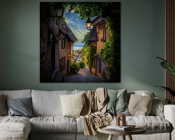 Idylle au bord du lac sur Poster Art Shop