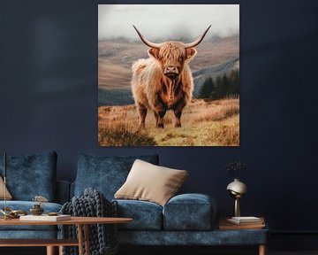 Hooglanders natuur van Poster Art Shop