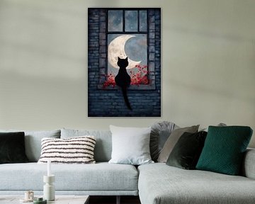 the moon and the cat by Silvio Schoisswohl