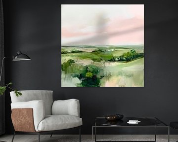 Landschap in het licht van Poster Art Shop