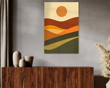 Meditative Landschaft von Poster Art Shop