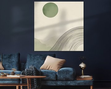 Minimalist landscape by Poster Art Shop