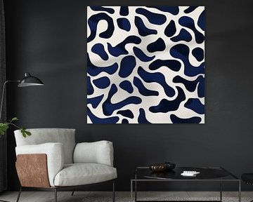 Pattern in blue by Poster Art Shop