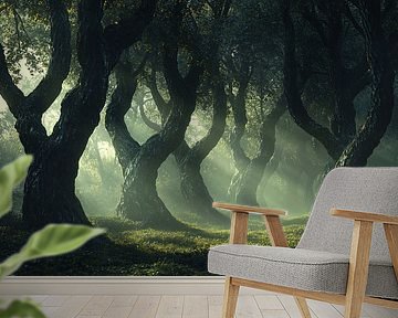 der magische spirituelle Wald