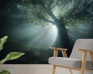 der magische spirituelle Wald