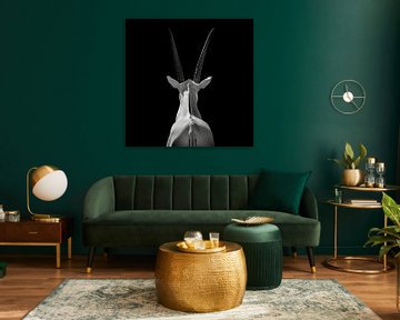 Oryx Silhouet van Poster Art Shop