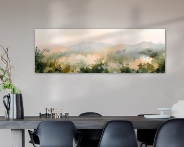 Douceur des collines sur Poster Art Shop