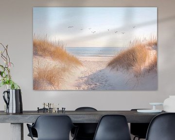 Zandpad naar de zee van Poster Art Shop