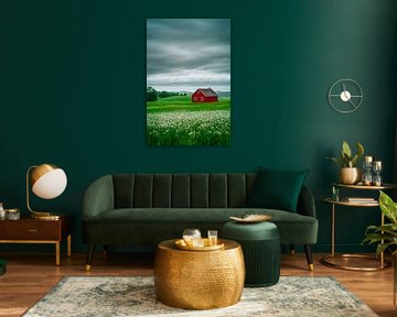 Red House Meadow by Poster Art Shop