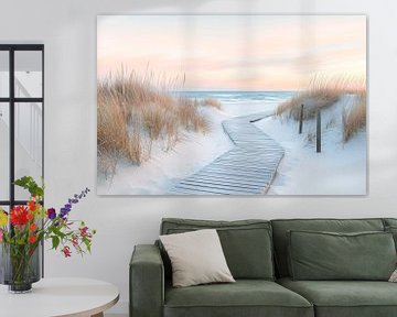 Strandpad duinen van Poster Art Shop