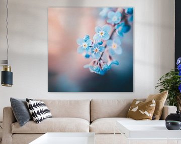 Forget-me-not flowers by Poster Art Shop