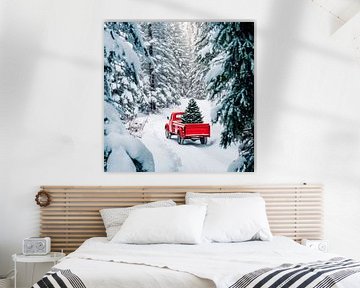 Kerstboom avontuur van Poster Art Shop