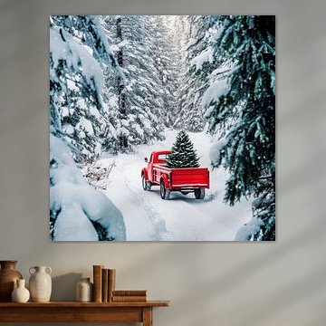 Aventure du sapin de Noël sur Poster Art Shop